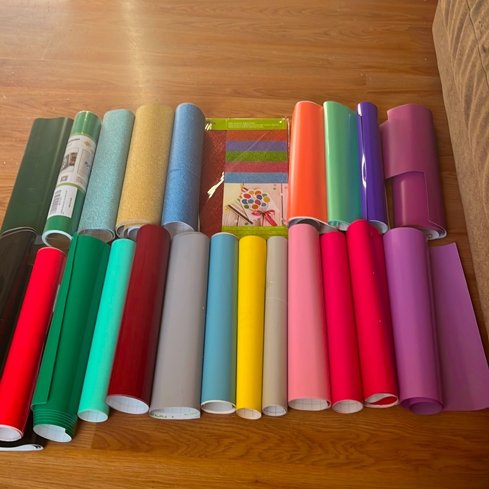 HUGE Cricut Vinyl Bundle